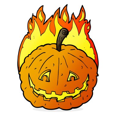 karikatür sırıtan kabak