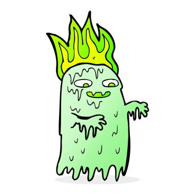 Çizgi Film ürkütücü hayalet