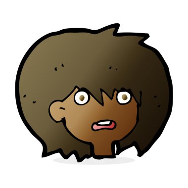 şok ifade karikatür 