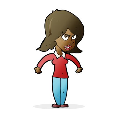 çizgi film ortalama kadın