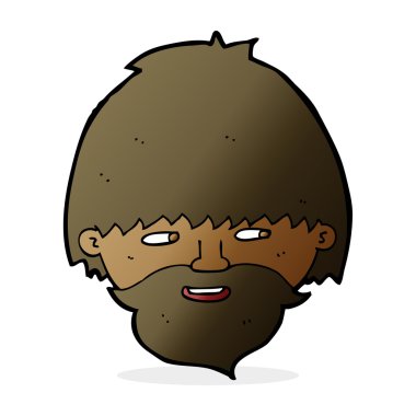 sakallı adam çizgi film