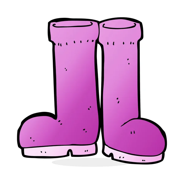 Botas de goma de dibujos animados — Vector de stock