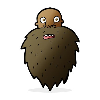 sakallı adam çizgi film