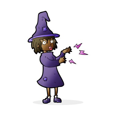 çizgi film cadısı büyüsü