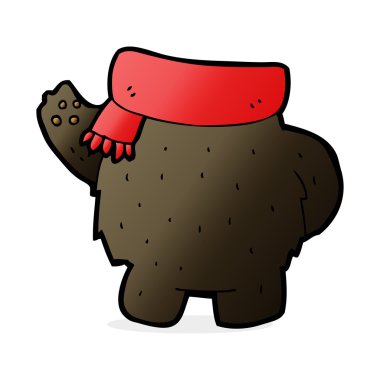 karikatür siyah ayı gövdesi (karıştırın ve eşleştirin veya kendi fotoğraflarını ekleyin)