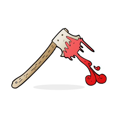 karikatür kanlı balta