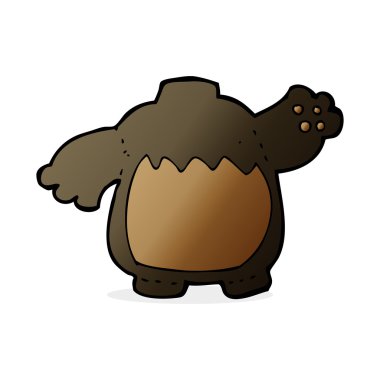 karikatür siyah ayı gövdesi (karikatürleri karıştır ve eşleştir veya kendi fotoğrafını ekle