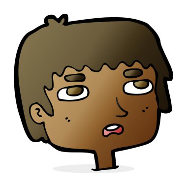 çizgi film mutsuz yüz