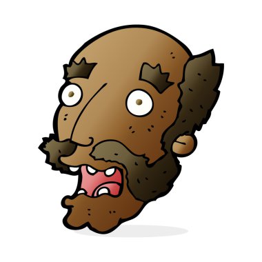 Çizgi film yaşlı adamı şok etti.