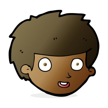 mutlu yüzünü cartoon