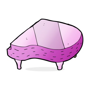 piyano karikatür çizimi