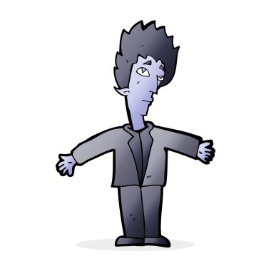 çizgi film vampire adam