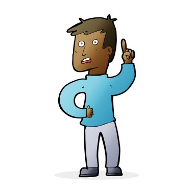 Çizgi filmci çocuk.