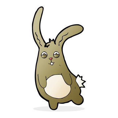 komik karikatür tavşan