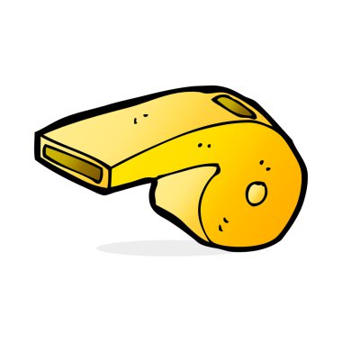 Düdük karikatür çizimi