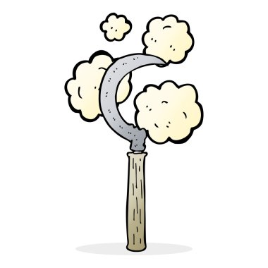 Orak karikatür çizimi