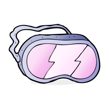 karikatür Kayak gözlüğü