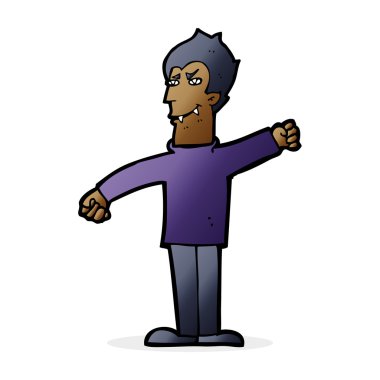 çizgi film vampire adam