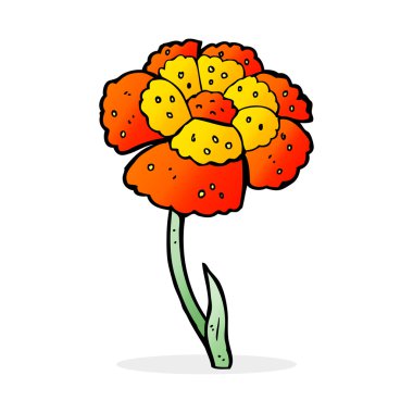 karikatür çizim çiçek