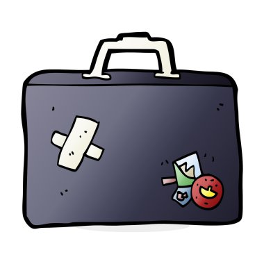 Bagaj karikatür çizimi