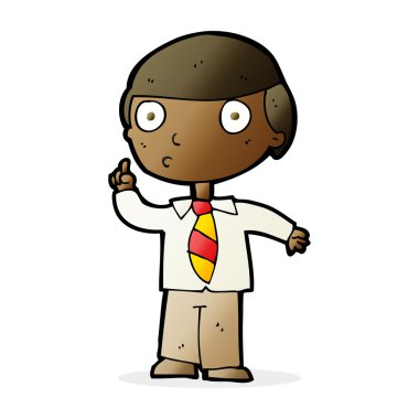 karikatür Okulu çocuk