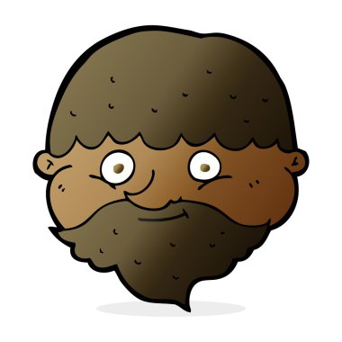 sakallı adam çizgi film