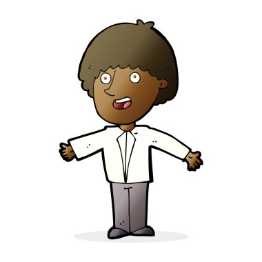 mutlu bir adam çizgi film