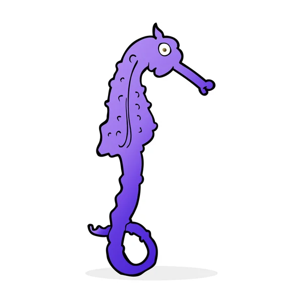 Cartoon sea horse — Stock Vector