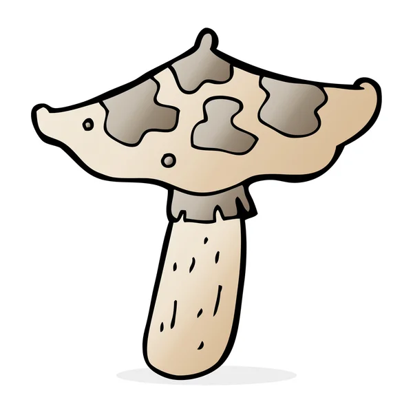 Desenho animado ilustração de toadstool —  Vetores de Stock