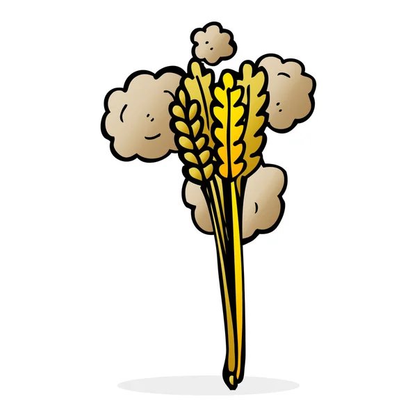 稻草的卡通插图 — 图库矢量图片