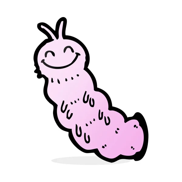 Cartoon illustration av caterpillar — Stock vektor