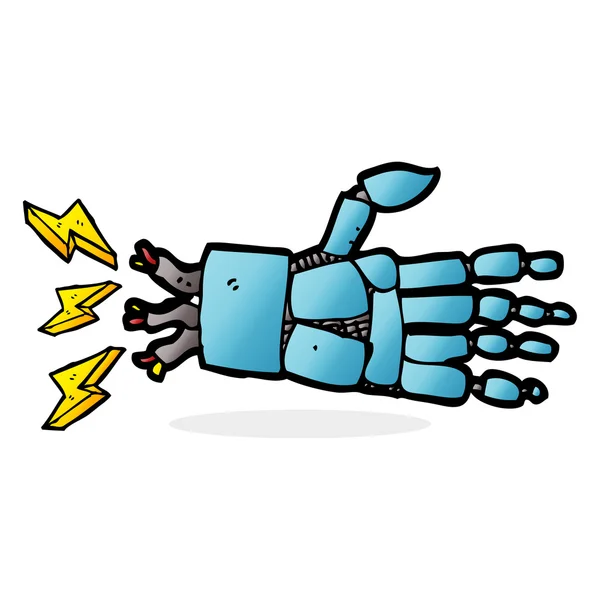 Cartoon robot hand — Stock Vector