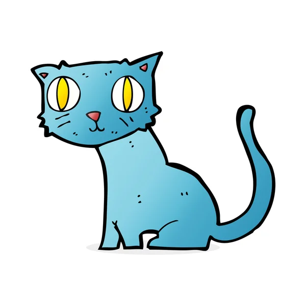 Cartoon-Illustration der Katze — Stockvektor