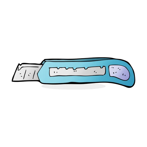 Ilustración de dibujos animados de cuchillo — Vector de stock