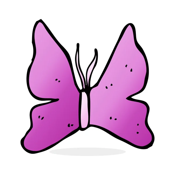 Kreskówka motyl symbol — Wektor stockowy