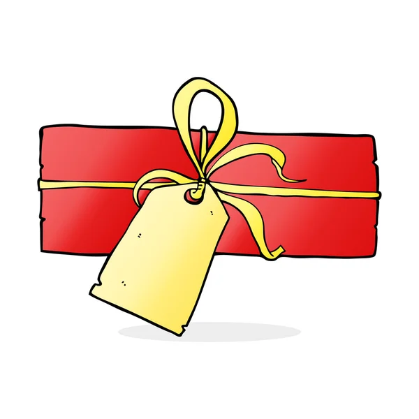 Cartoon kerstcadeau — Stockvector