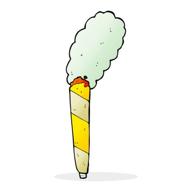 karikatür Esrar sigara