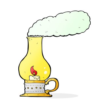 karikatür eski tarz fener