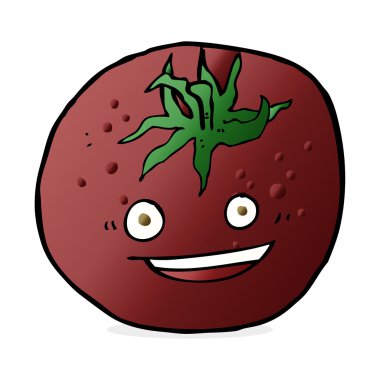 Domates karikatür çizimi