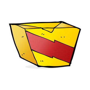 karikatür makarna kutusu