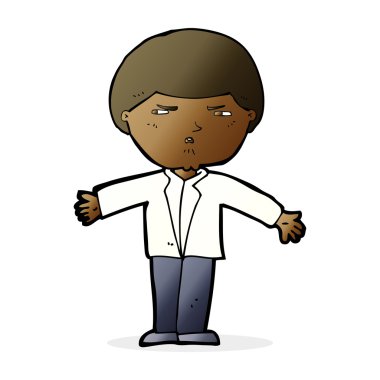 kızgın adam çizgi film