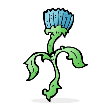 karikatür çizim çiçek