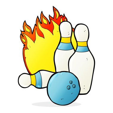 10 pin bowling çizgi filmi