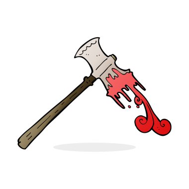 karikatür avcı balta