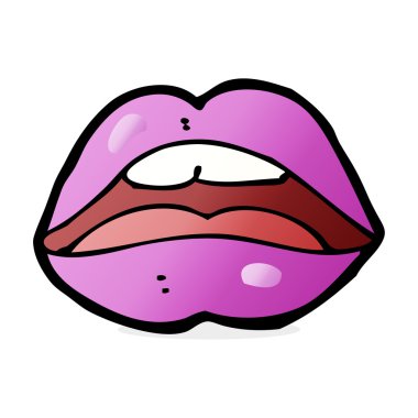 Cadılar Bayramı Ağzı çizgi film sembolü