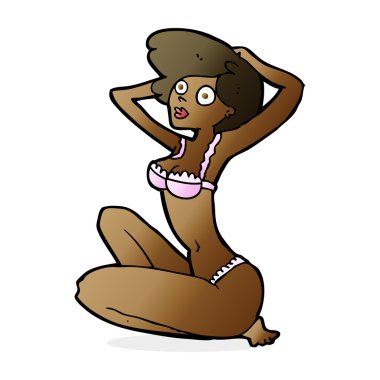 karikatür iç giyim modeli