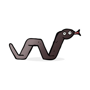 komik karikatür yılan