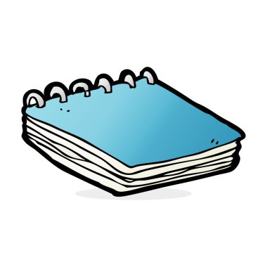 Not defteri karikatür çizimi