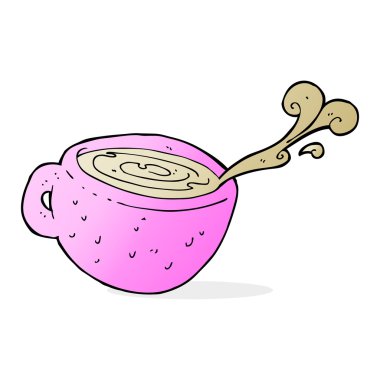 taza de café de la historieta