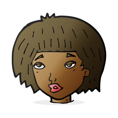 Çizgi film sıkılmış gibi görünüyor.